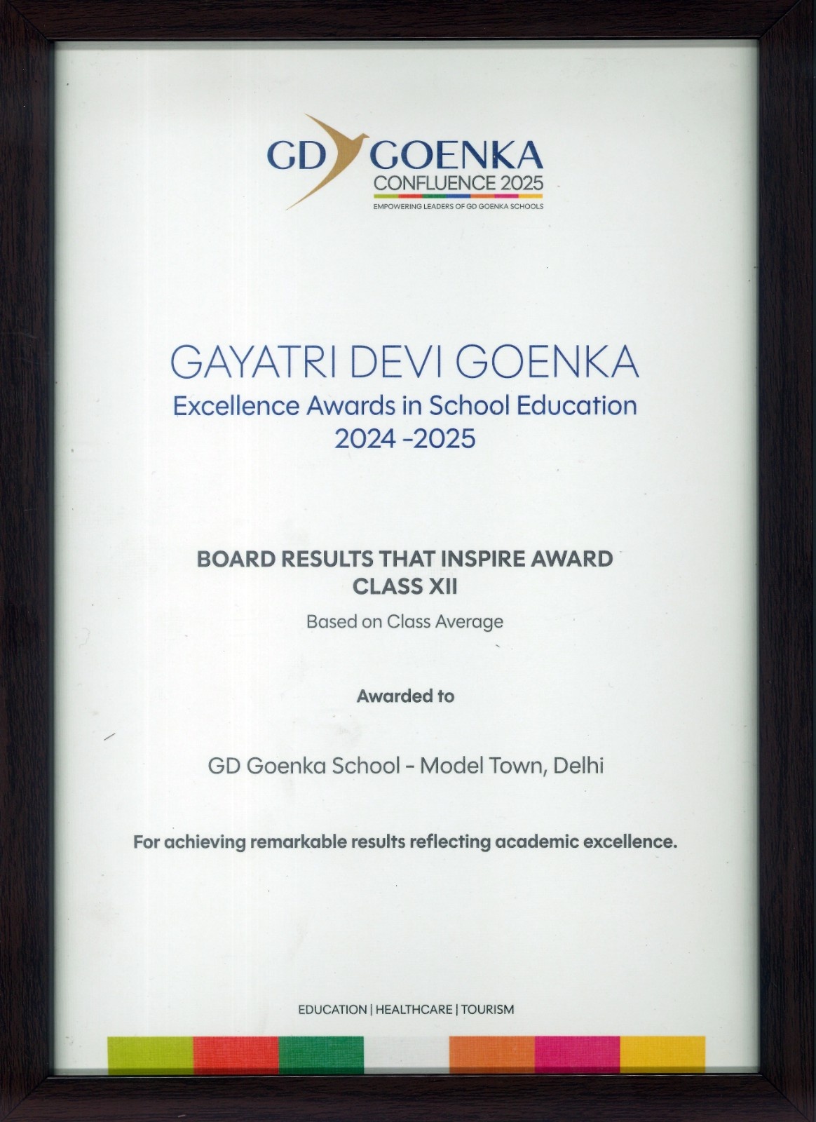 Goenka Board Results That Inspire Award