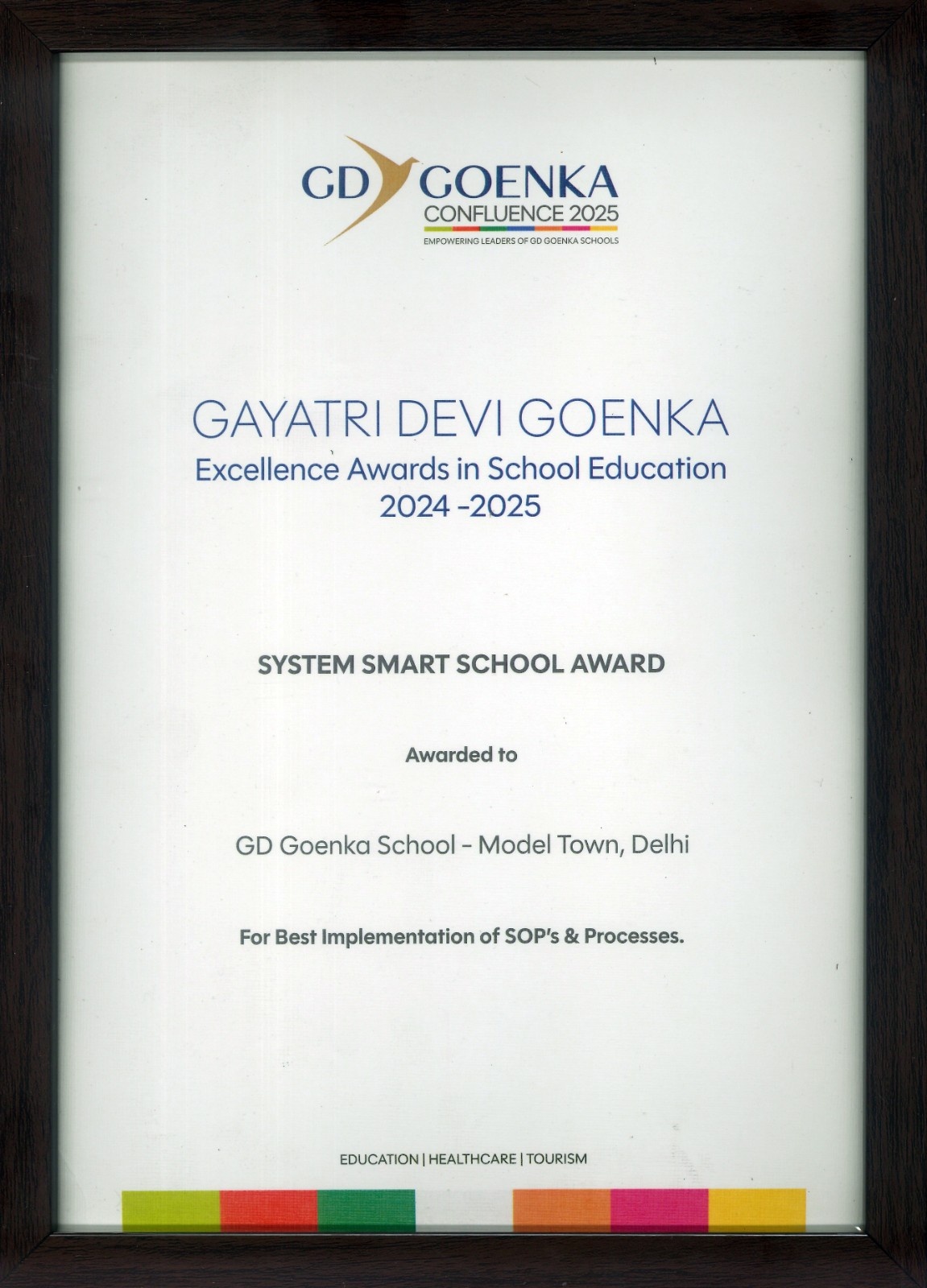 Goenka System Smart School Award